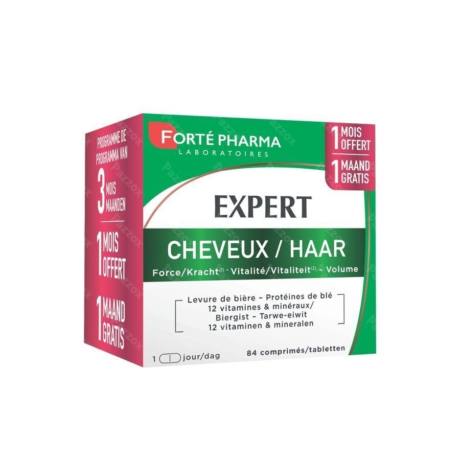 Forté Pharma Expert Haar Voedingssupplement Haar en Nagels 84 Tabletten