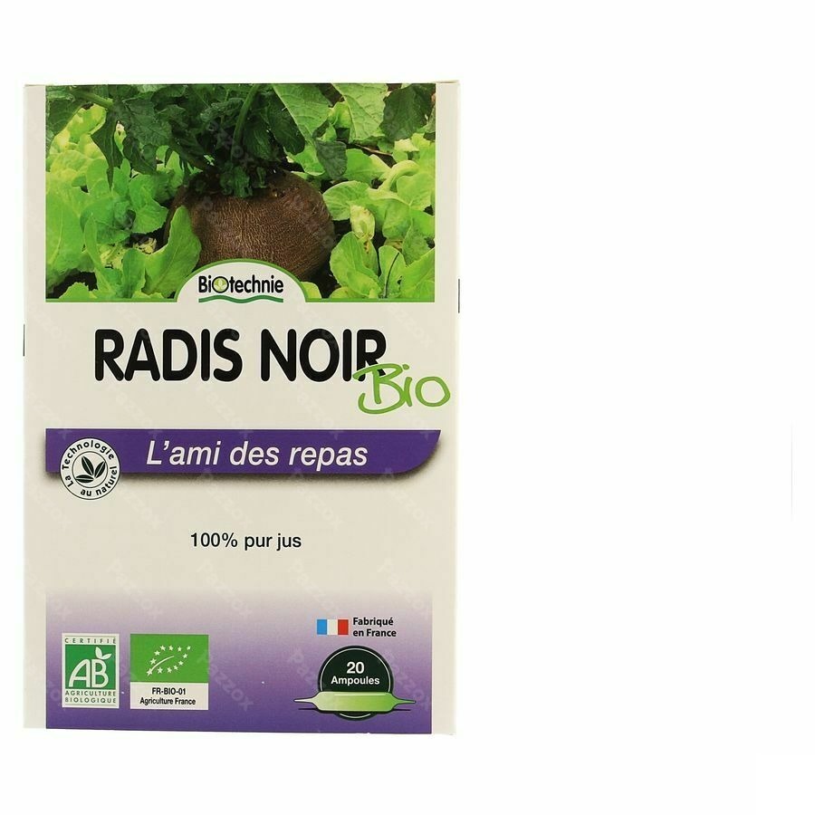 Radis Noir Bio Amp 20x10ml Biotechnie