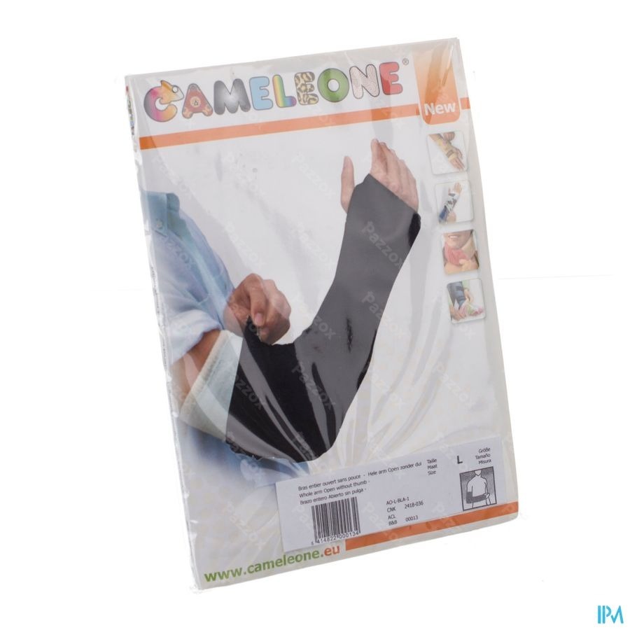 Cameleone Bras Entier Ouvert -pouce Noir l 1