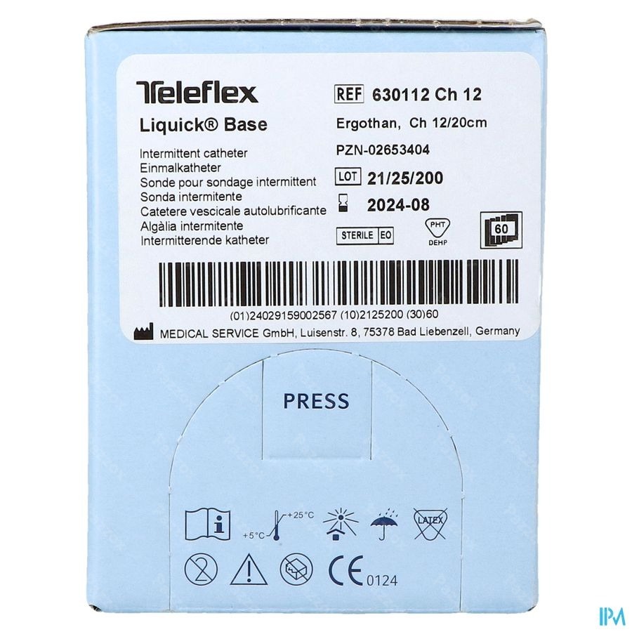 Liquick Base Ergoth.sonde Ves. Ch12 20cm 60 630112