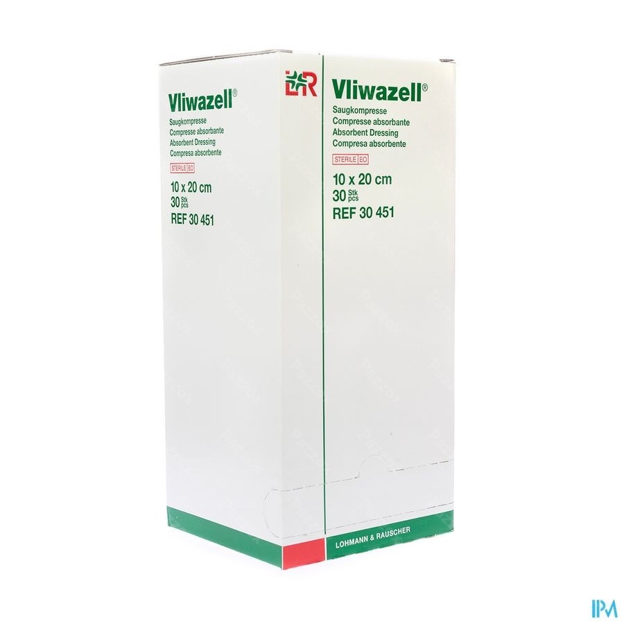 Vliwazell Cp Sterile 10x20cm 30 30451