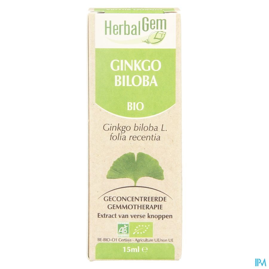 Herbalgem Ginkgo Biloba Maceraat 15ml