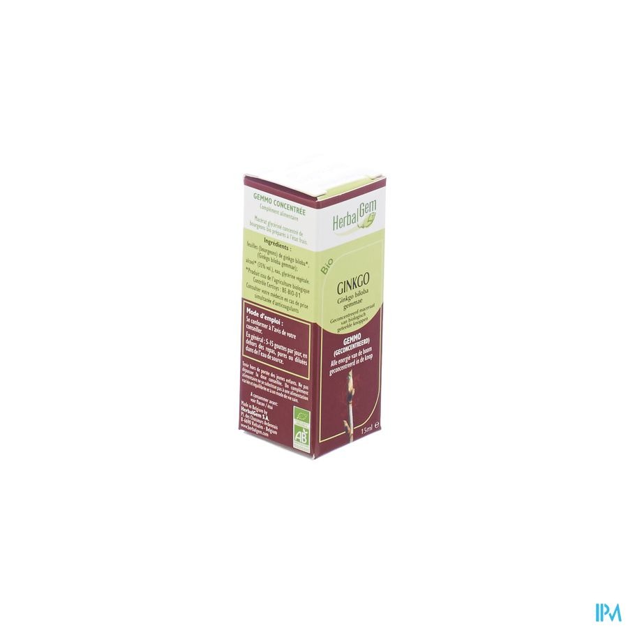 Herbalgem Ginkgo Biloba Macerat 15ml