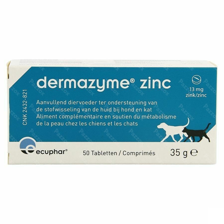 Dermazyme Zinc Chien Comp 50