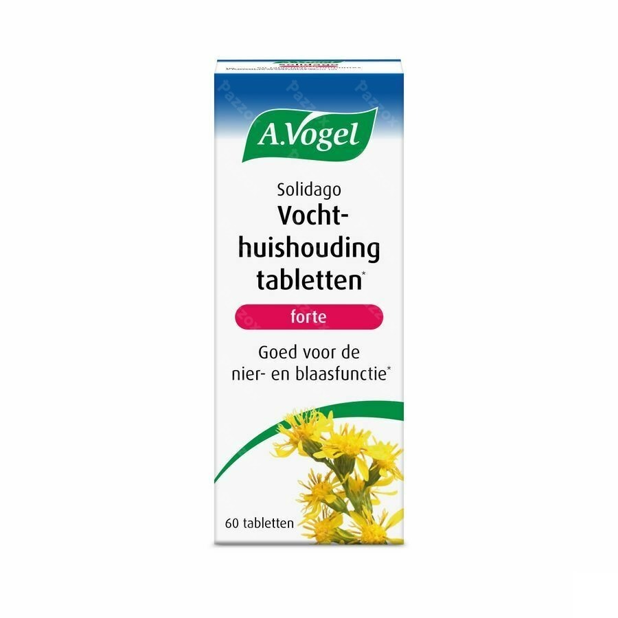 A.Vogel Solidago Vochthuishouding Tabletten Forte 60 Stuks