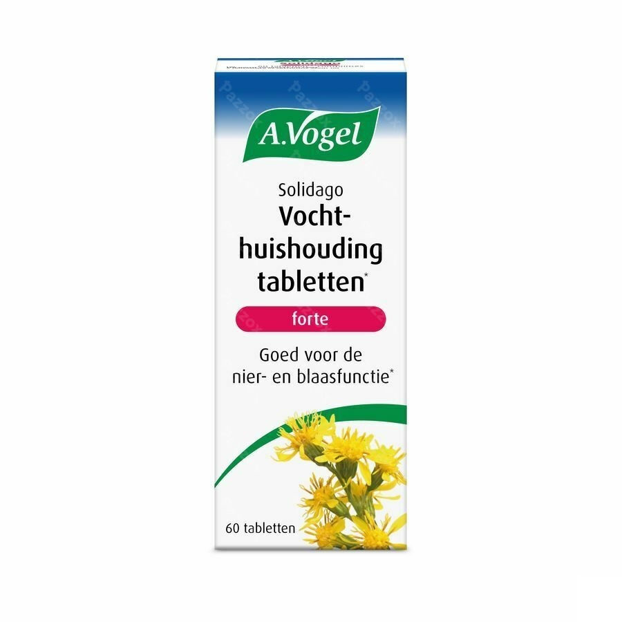 A.Vogel Solidago Vochthuishouding Tabletten Forte 60 Stuks