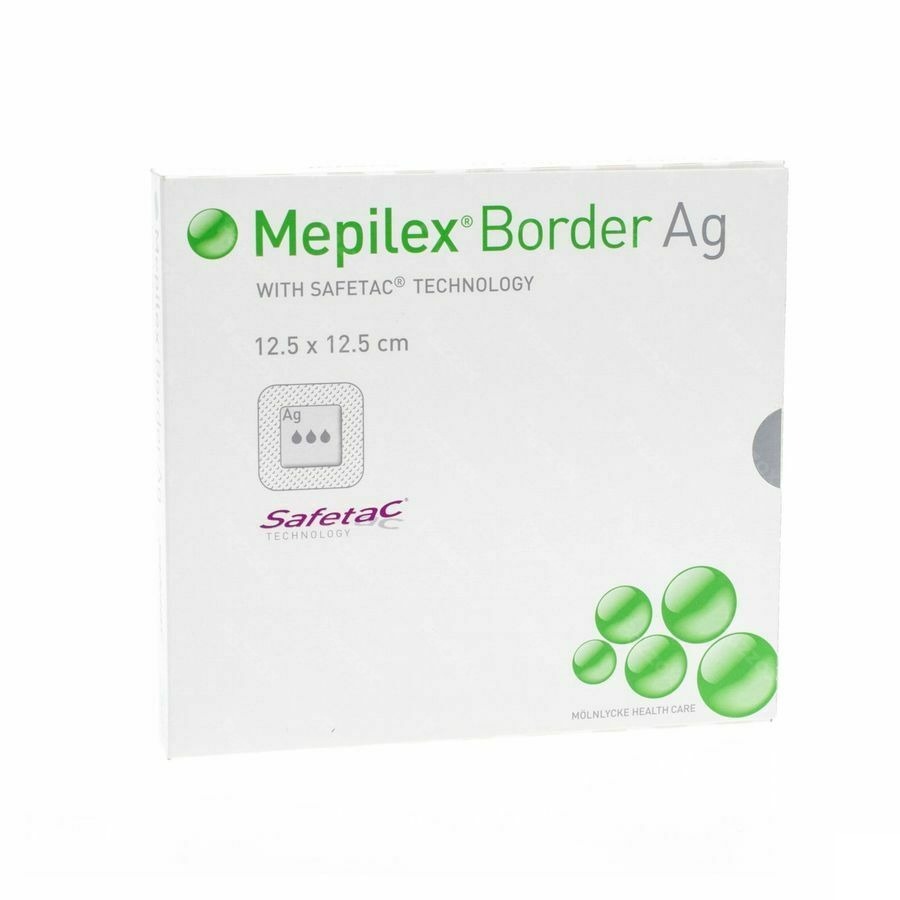 Mepilex Ag Pansement Steril 12,5x12,5cm 5 287121