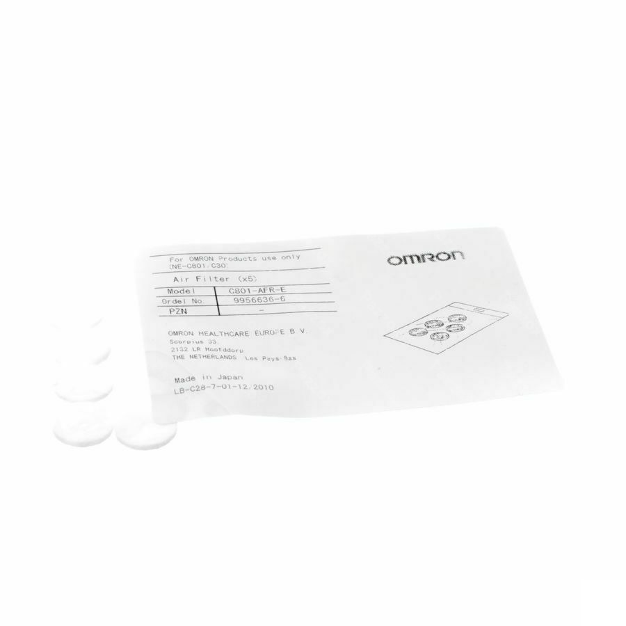 Omron Filtre Air Pour Aerosol C30/c801kd 5