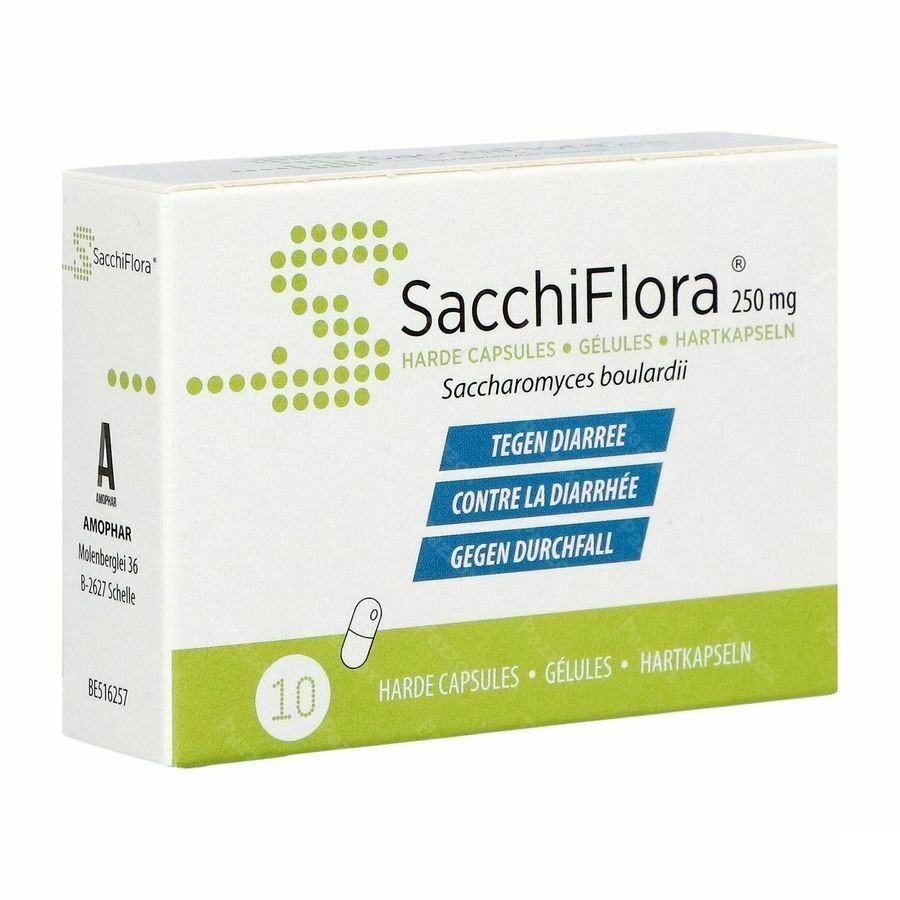 Sacchiflora 250mg Caps Dur 10 Blister