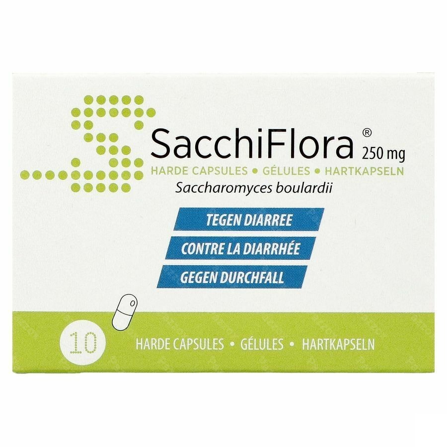 Sacchiflora 250mg Caps Dur 10 Blister