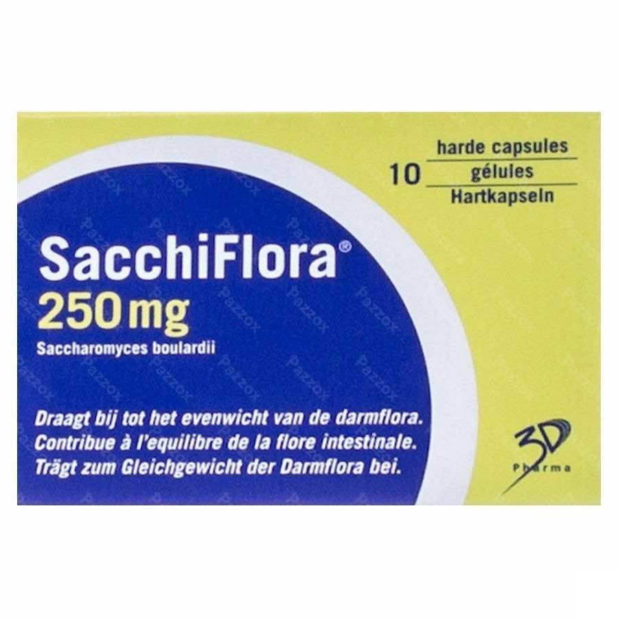 Sacchiflora 250mg Caps Dur 10 Blister