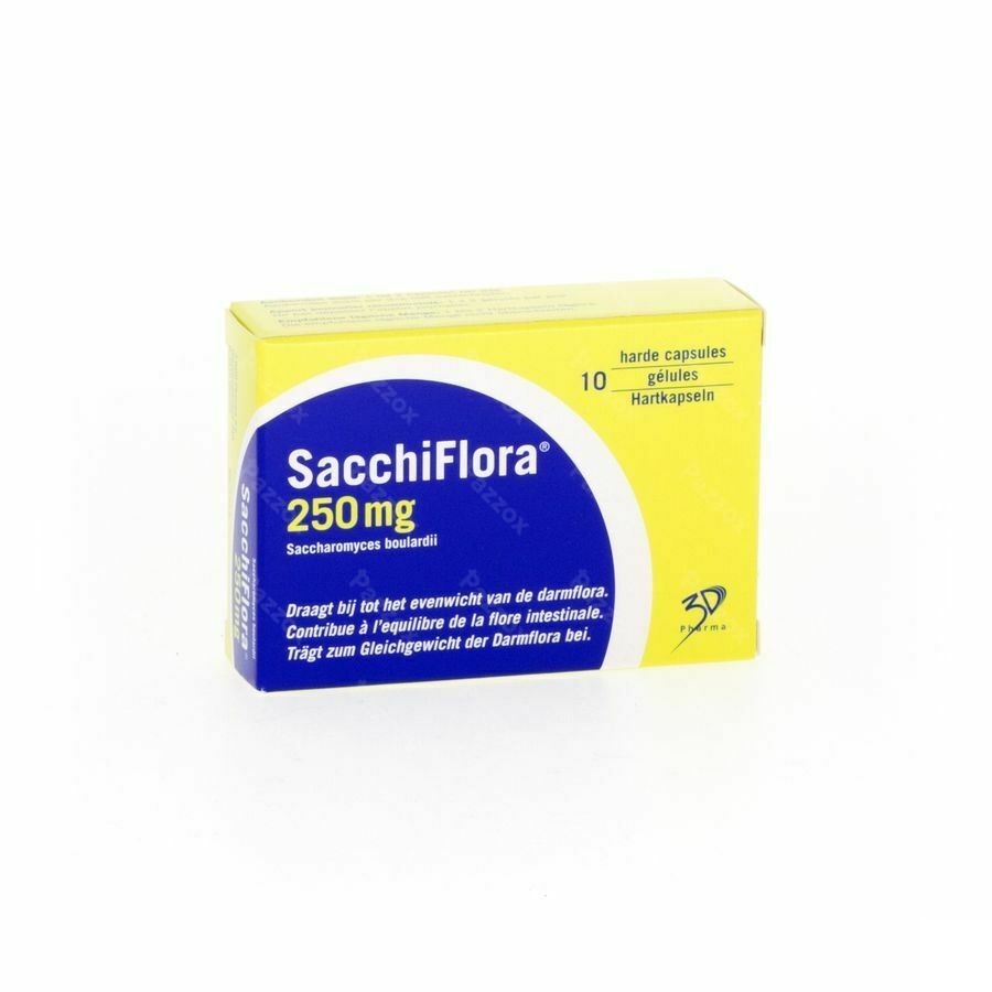 Sacchiflora 250mg Caps Dur 10 Blister