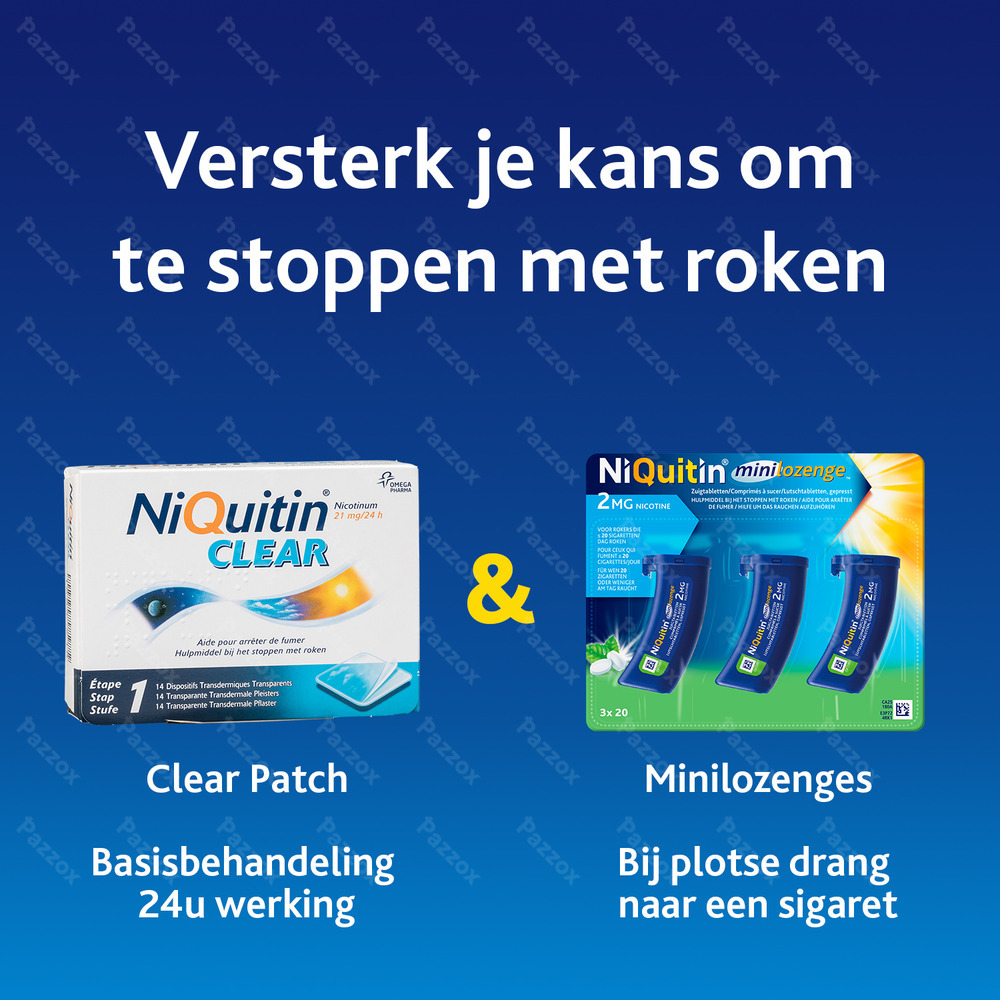 Niquitin Clear Patches 14 X 7mg