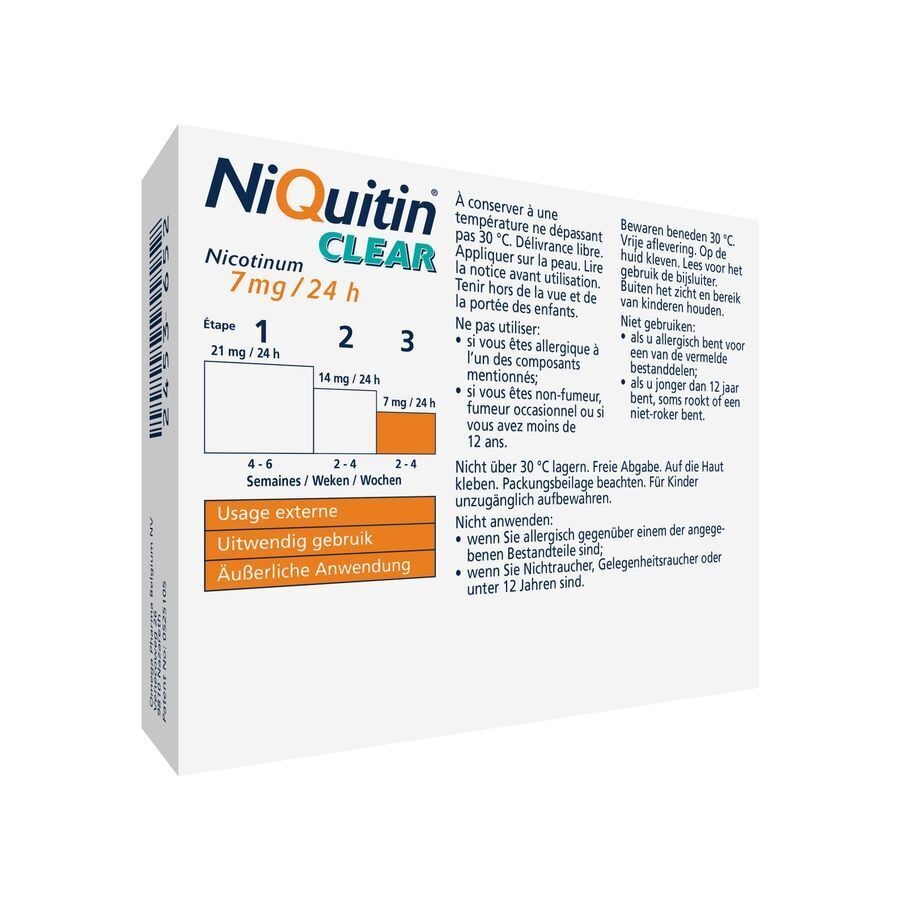 Niquitin Clear Patches 14 X 7mg