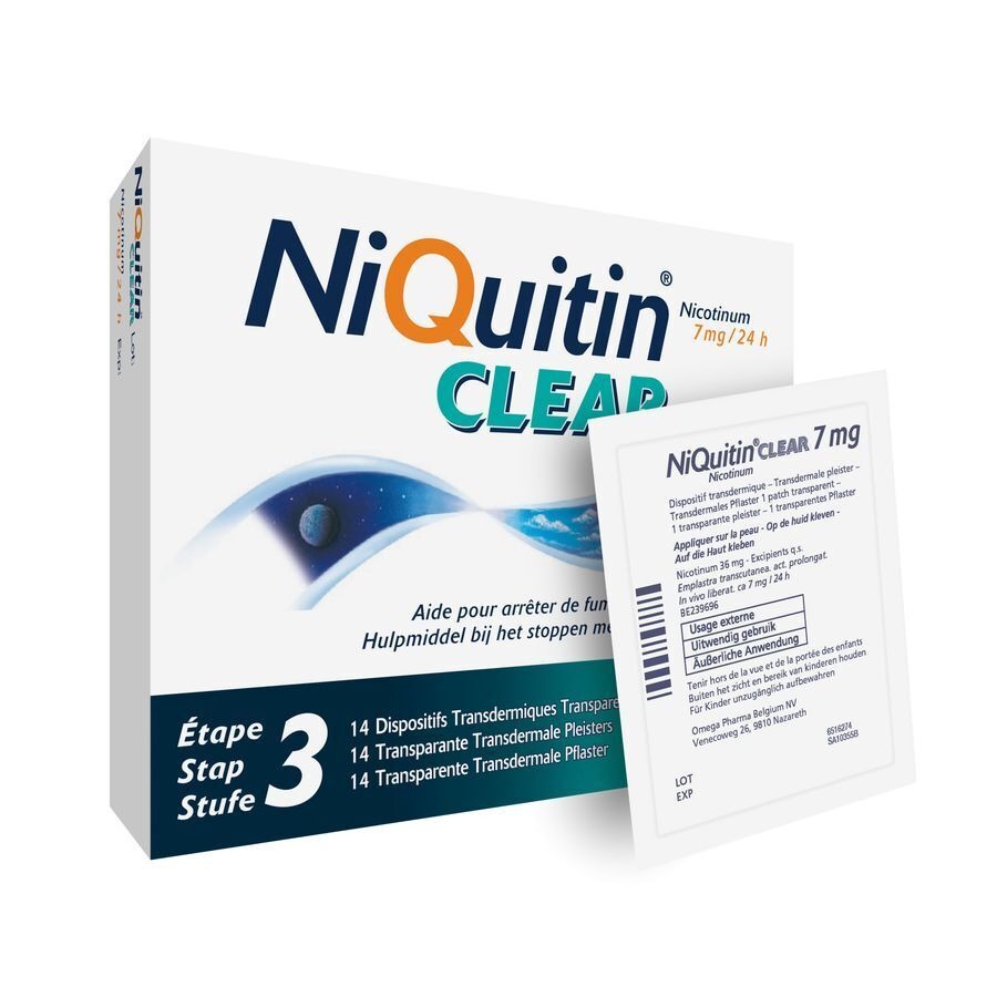 Niquitin Clear Patches 14 X 7mg