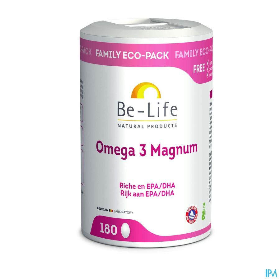 Be-Life Omega 3 Magnum 180 Capsules