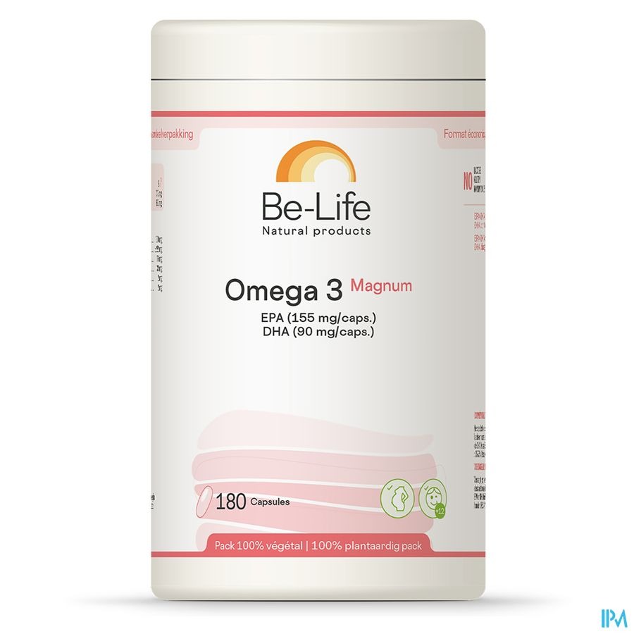 Be-Life Omega 3 Magnum 180 Capsules