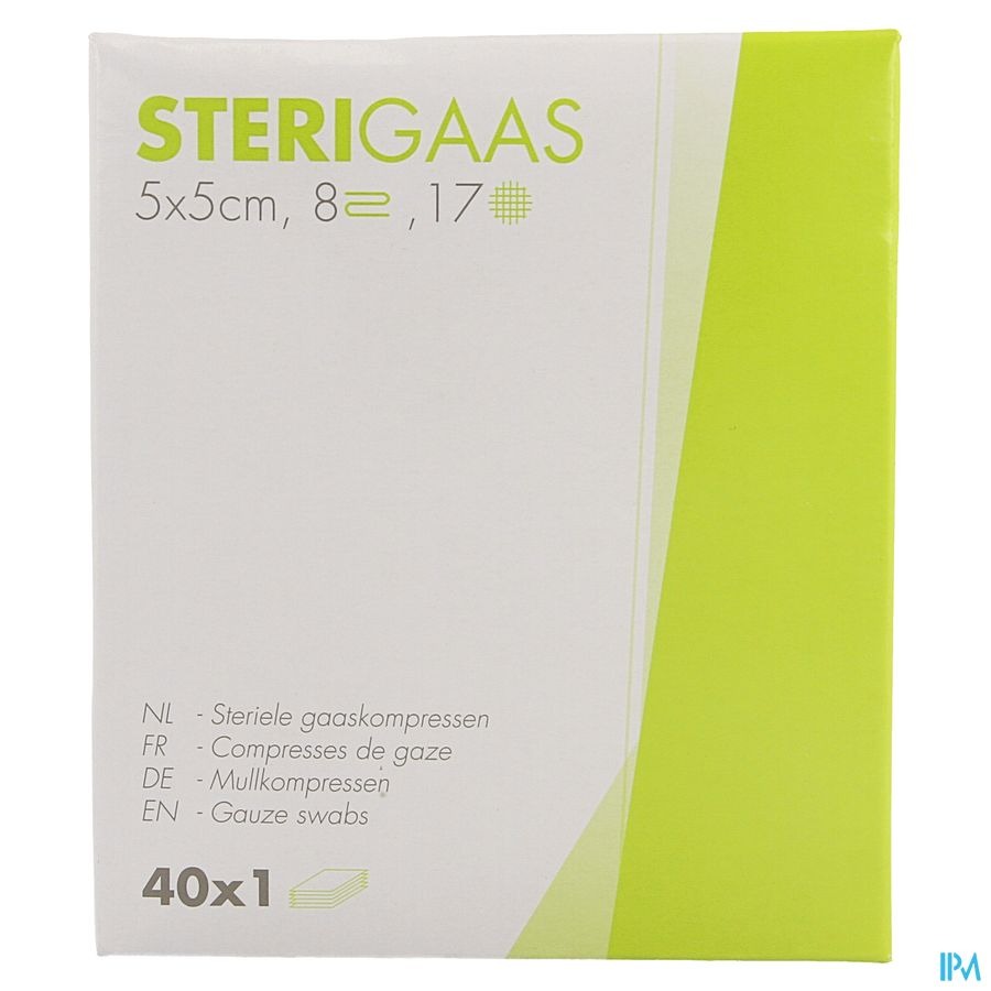 Sterigaas Cp Ster 8c 5,0x 5,0cm 40x1