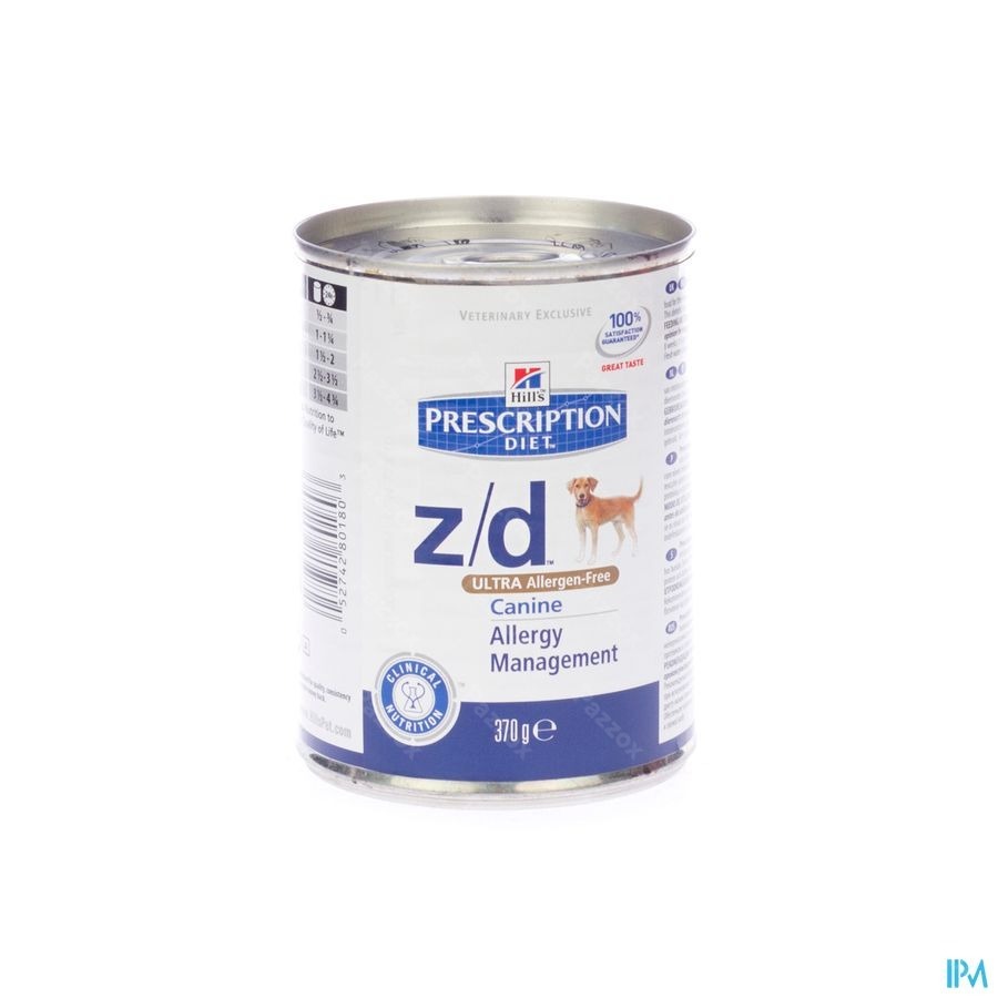 Hills Prescrip.diet Canine Zd Ultra 370g 8018u
