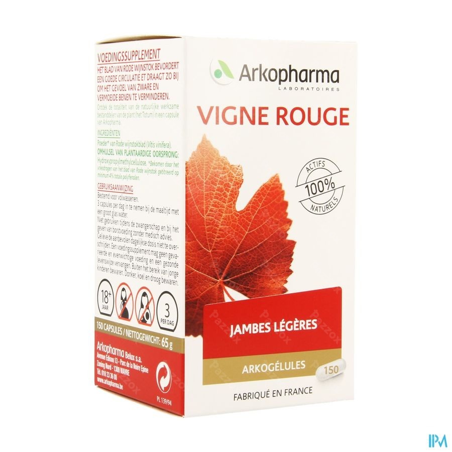 Arkogelules Vitiven Vigne Rouge 150 Cfr 4138103