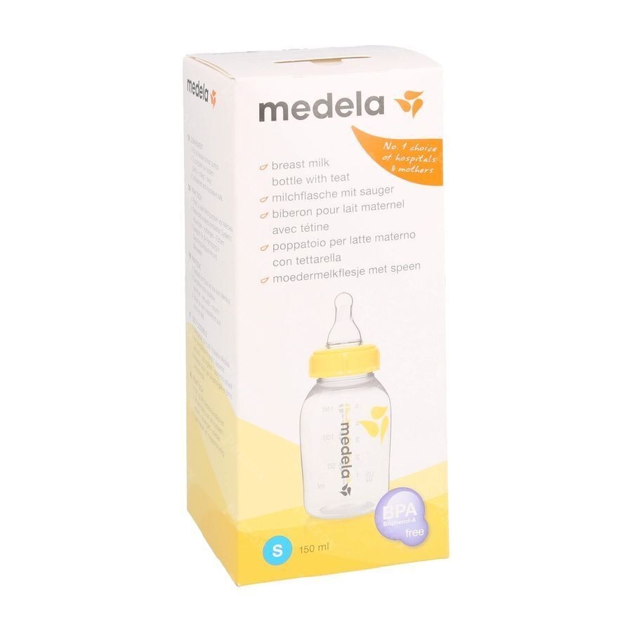 Medela Biberon Plast Lt Maternel+tetine Slow Flow