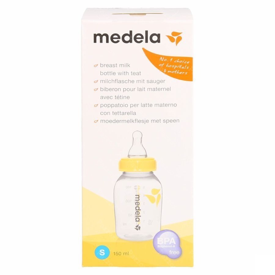 Medela Biberon Plast Lt Maternel+tetine Slow Flow
