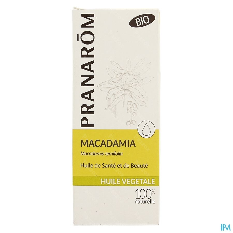 Pranarôm Huile Vegetale Macadamia Bio 50ml