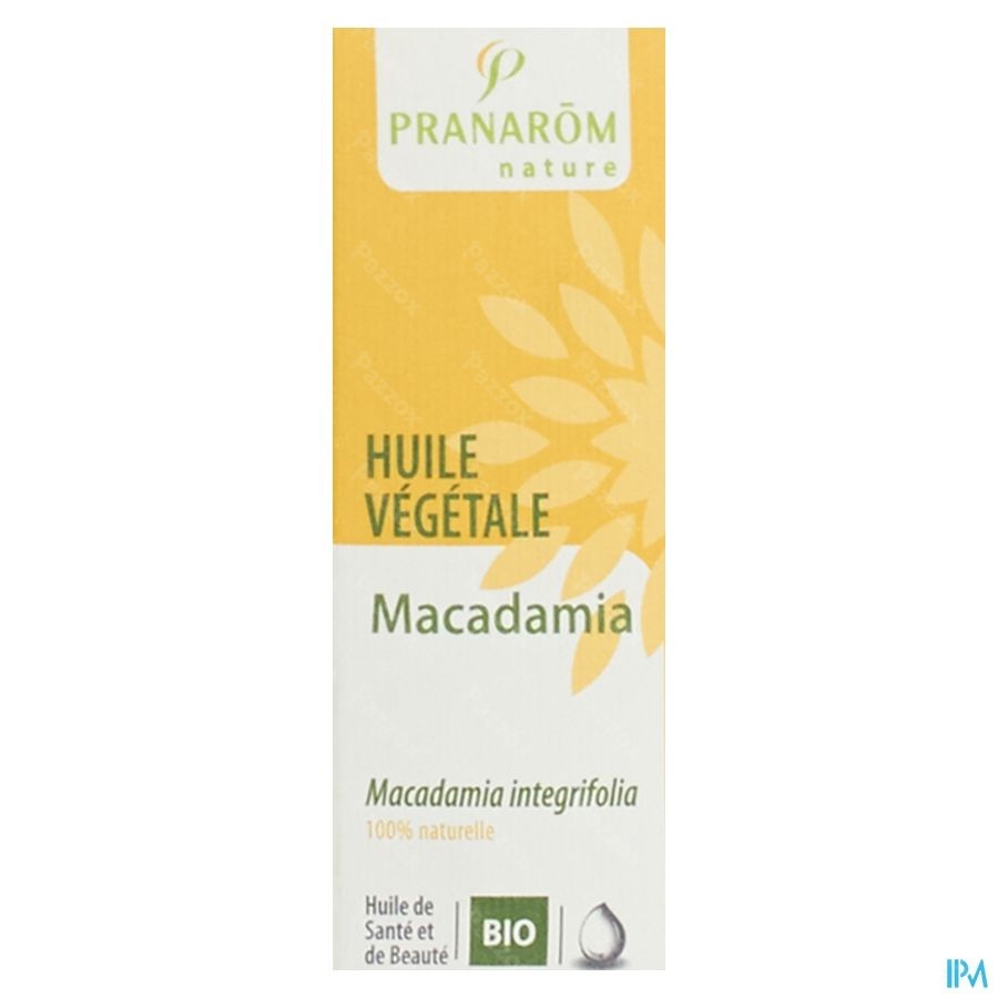 Pranarôm Huile Vegetale Macadamia Bio 50ml