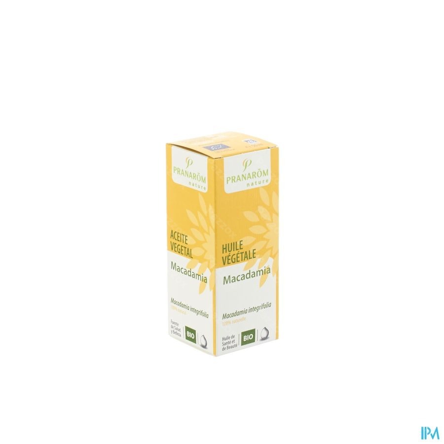 Pranarôm Huile Vegetale Macadamia Bio 50ml