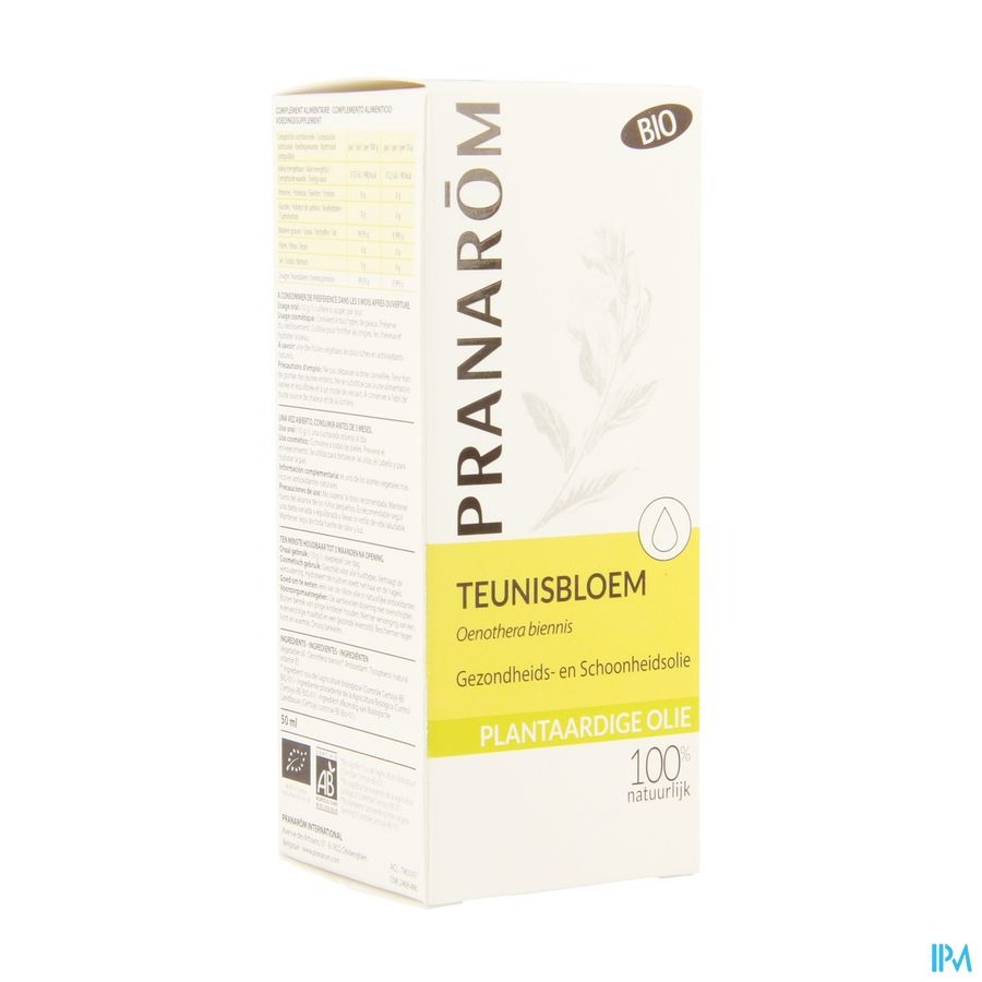 Pranarôm Plantaardige Olie Teunisbloem Bio 50ml