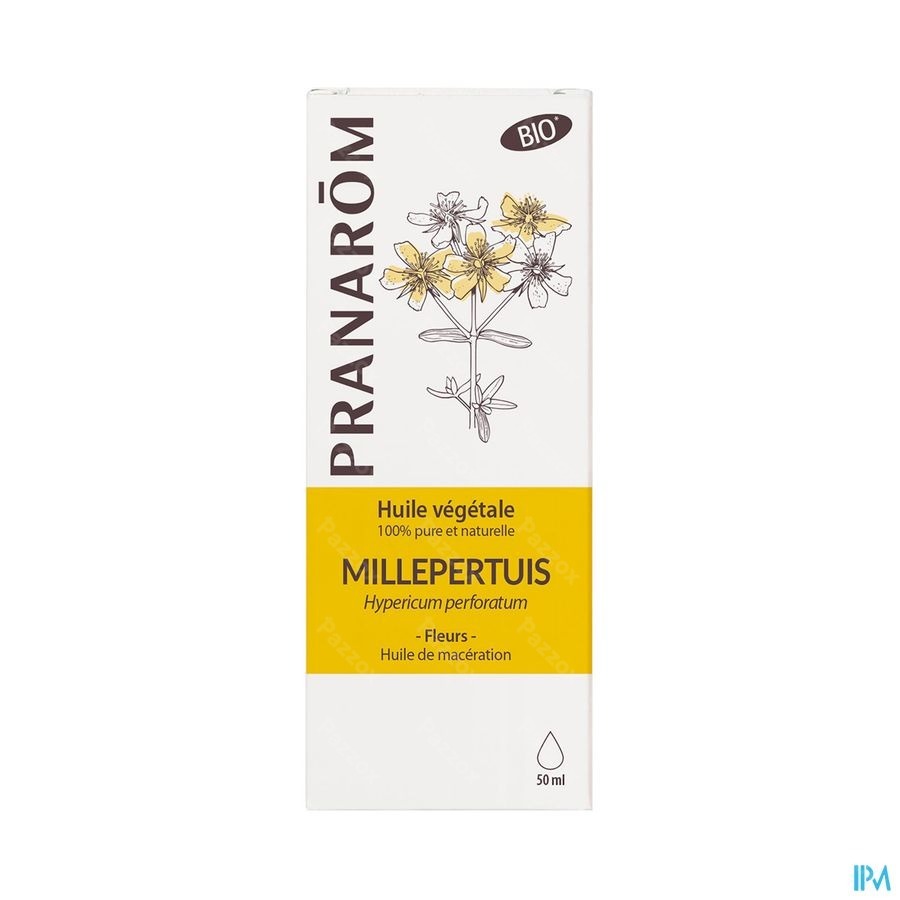 Pranarôm Huile Vegetale Millepertuis Bio 50ml