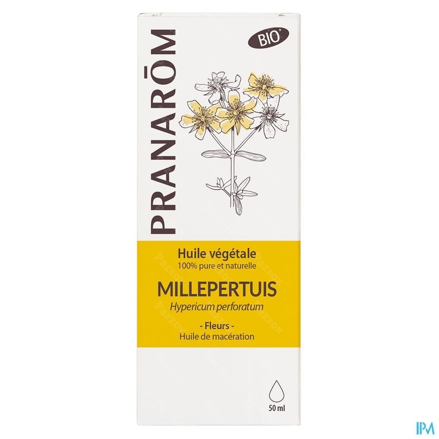Pranarôm Huile Vegetale Millepertuis Bio 50ml
