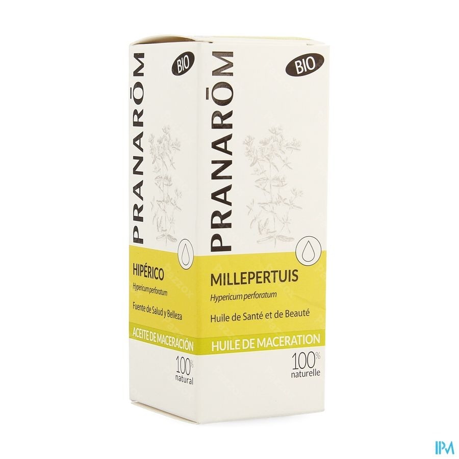 Pranarôm Huile Vegetale Millepertuis Bio 50ml