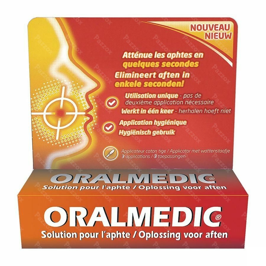 Oralmedic Contre Aphtes Applicateur 3