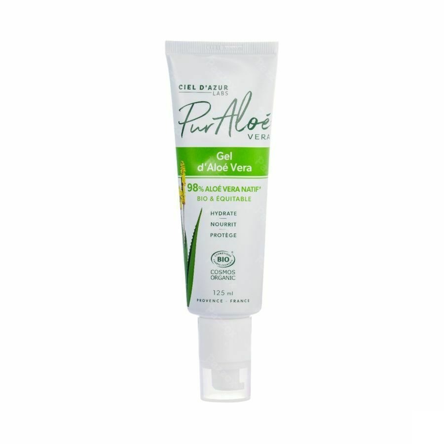 Pur Aloe Gel Aloe Vera Natif Bio Tb 125ml Bioticas