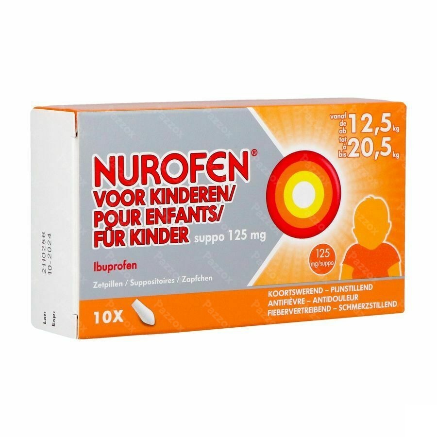 Nurofen Kind 125mg Suppo 10x125mg