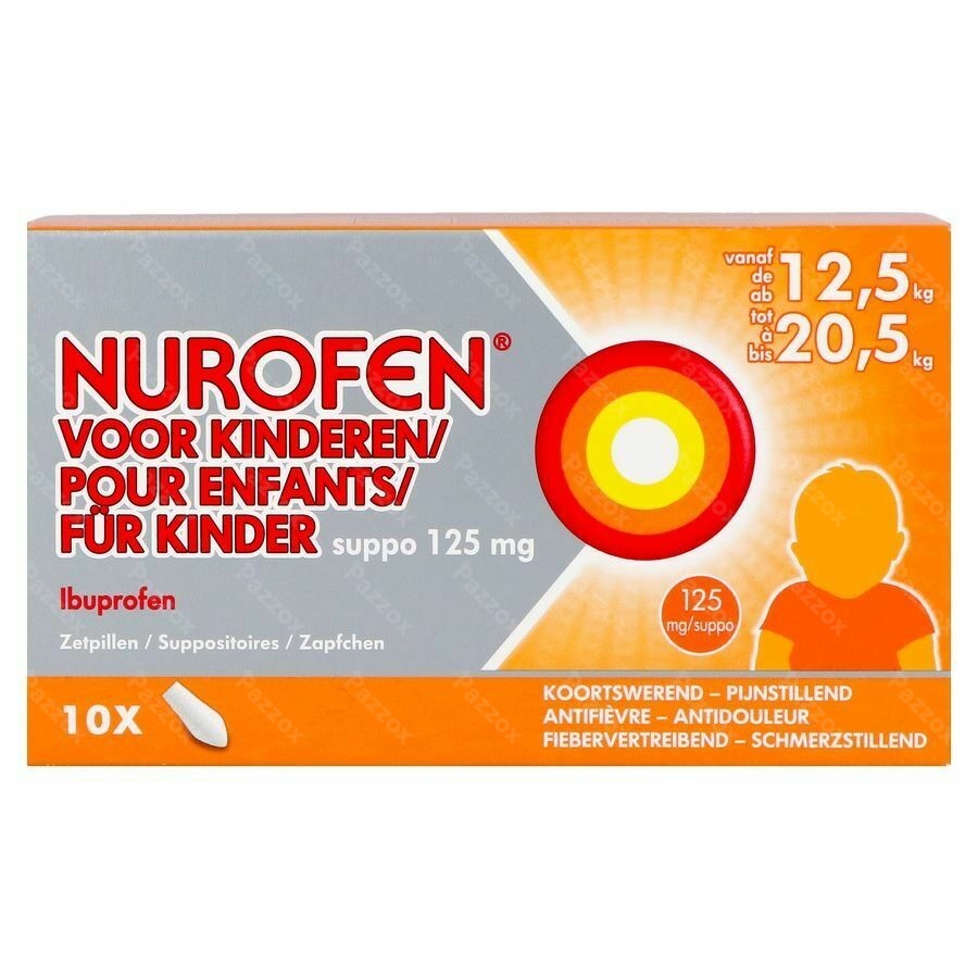 Nurofen Kind 125mg Suppo 10x125mg