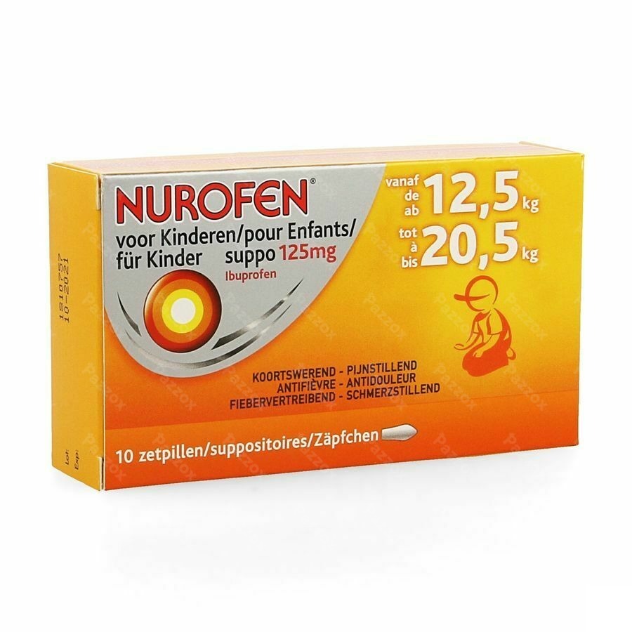 Nurofen Enfant 125mg Suppo 10x125mg