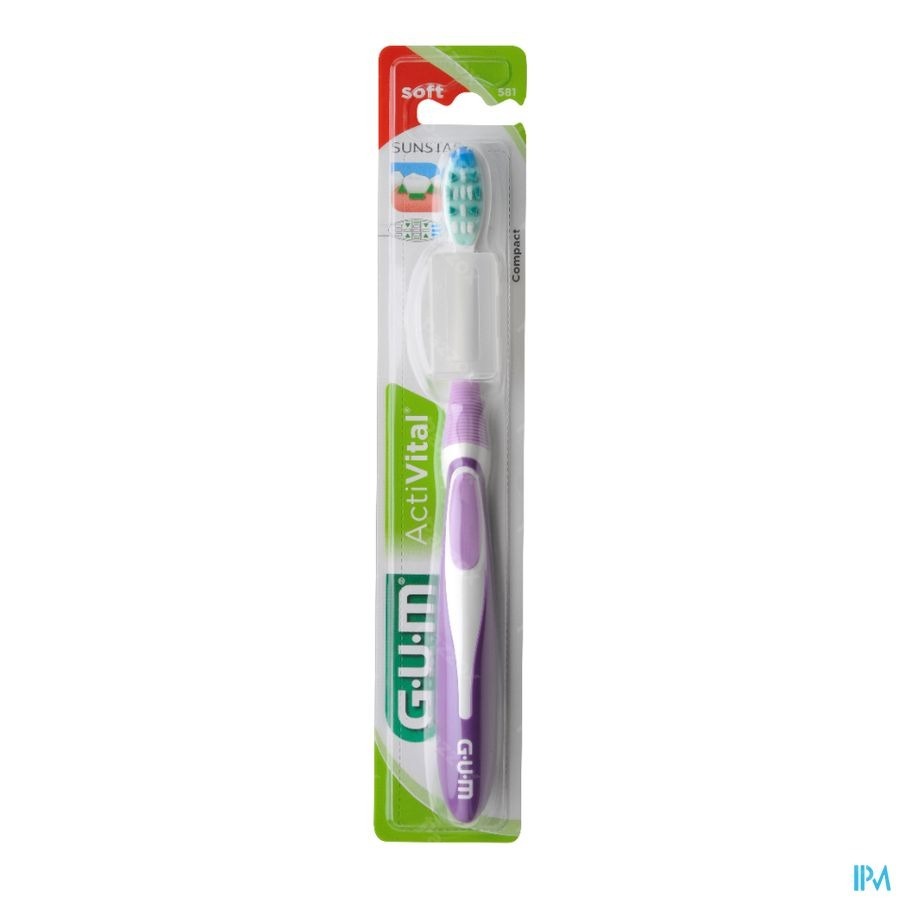 Gum Activital Comp Brosse Dents Soft 581