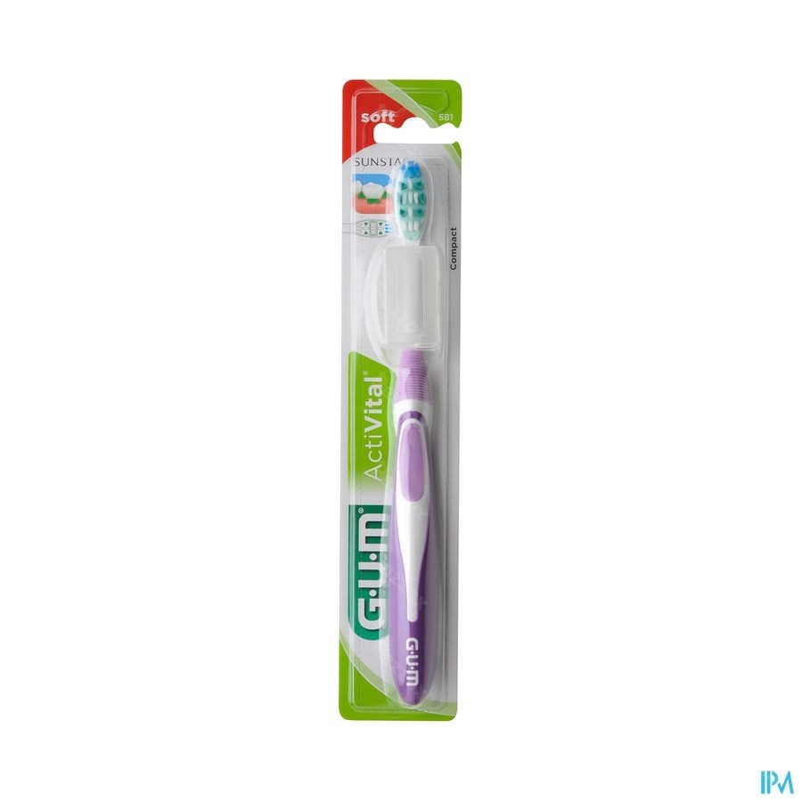 Gum Activital Comp Brosse Dents Soft 581