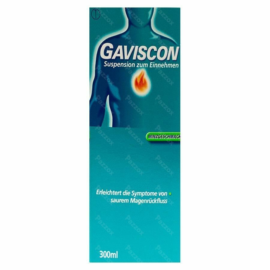 Gaviscon Menthe Munt Susp Buv 300ml