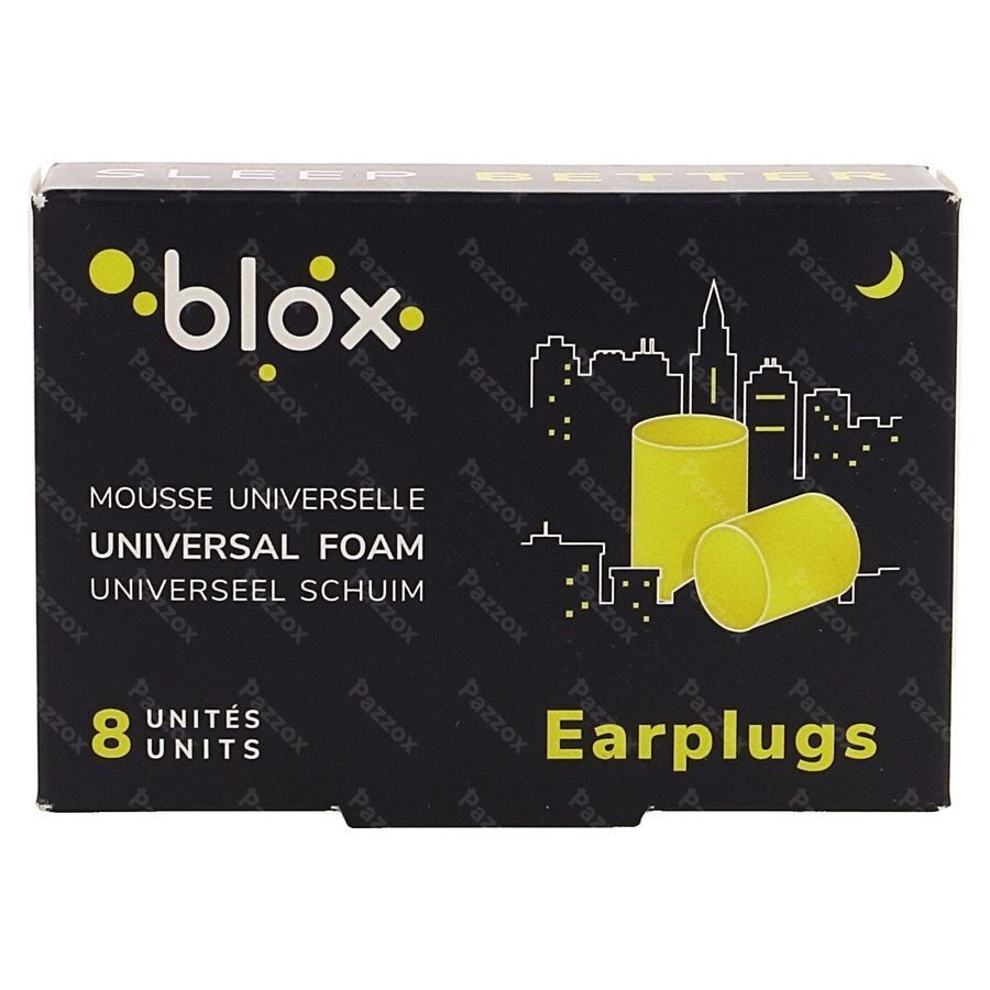 Blox Cylindrisch Schuim A/lawaai Oordoppen 4 Paar
