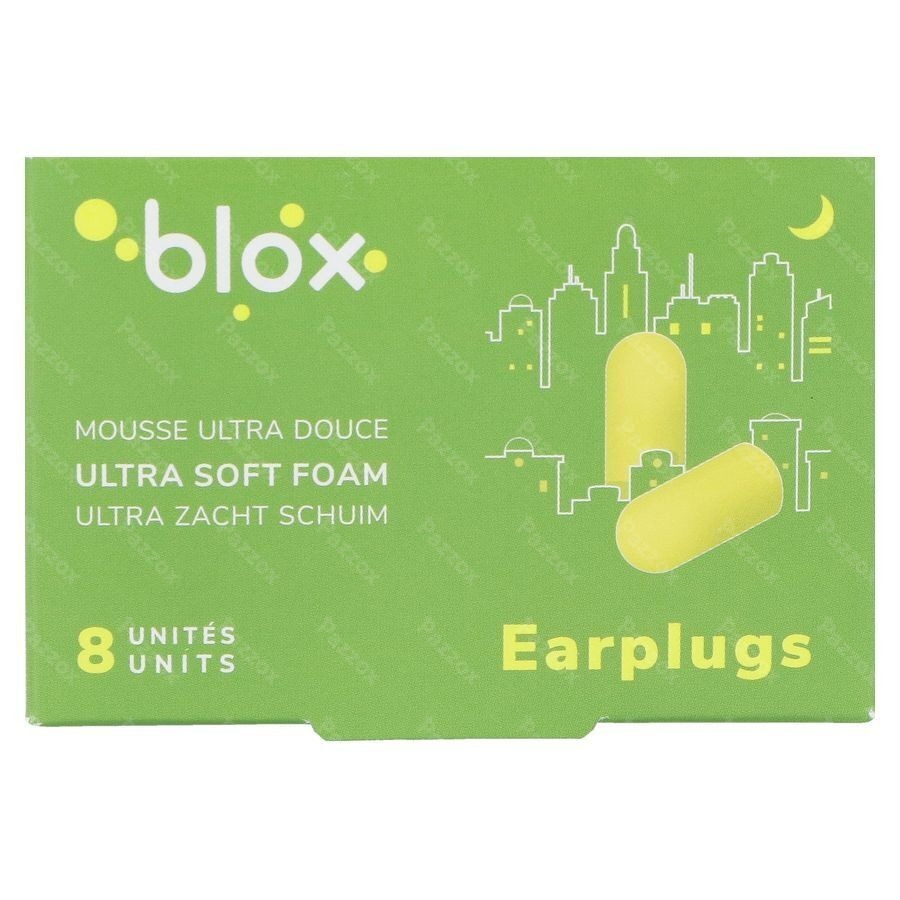 Blox Mousse Conique 4 Paires Prot.auditive A/bruit