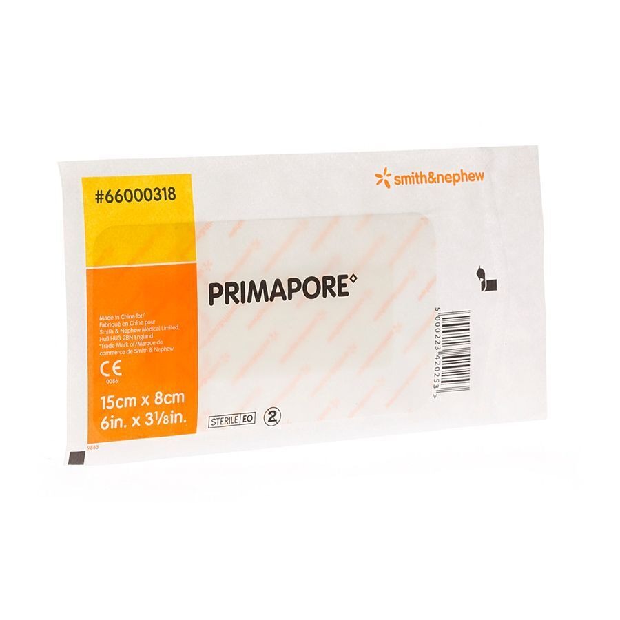 Primapore S&n Pans Post-op 15cmx 8cm 20 66000318