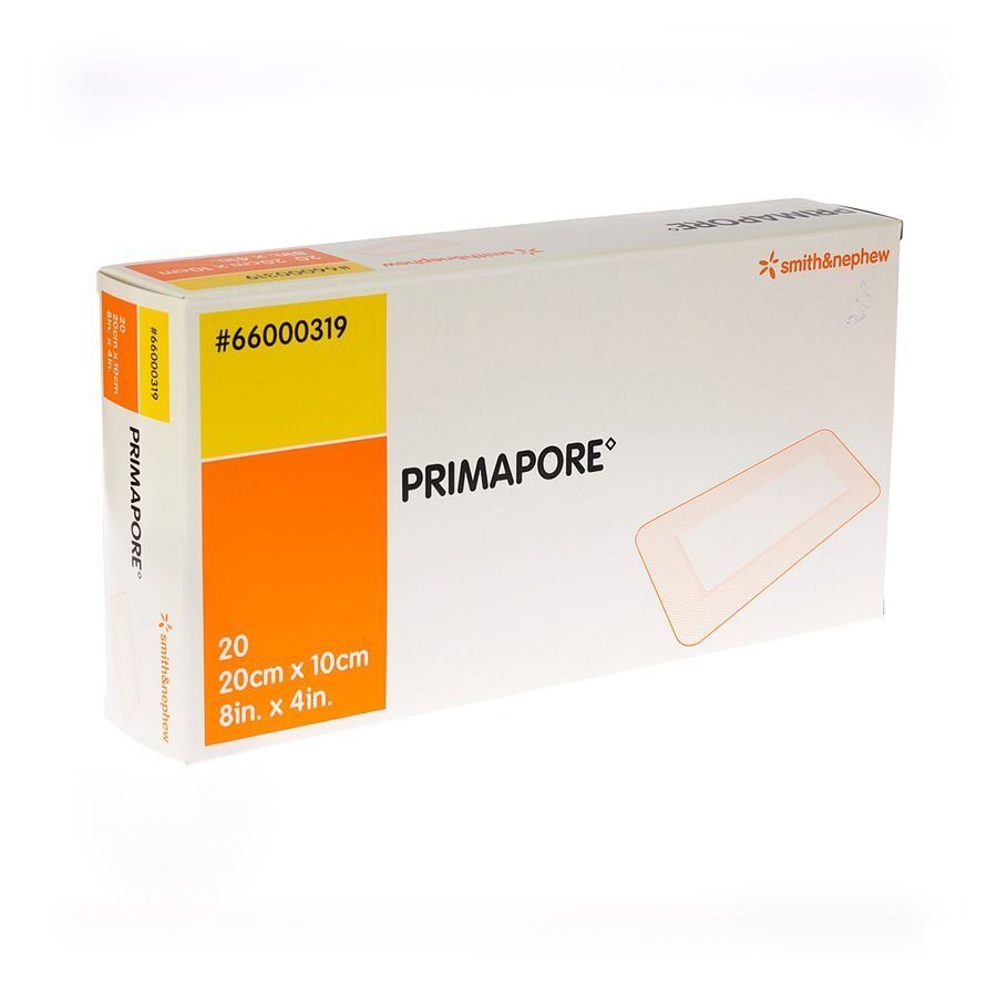 Primapore S&n Pans Post-op 20cmx10cm 20 66000319