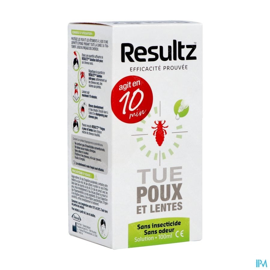 Resultz Lotion Anti-poux 100ml - Pazzox, pharmacie en ligne