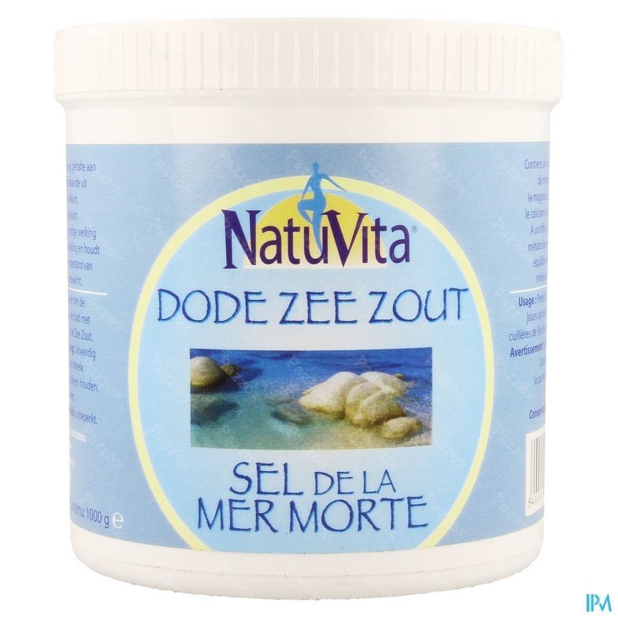 Natuvita Dode Zeezout Pot 1kg