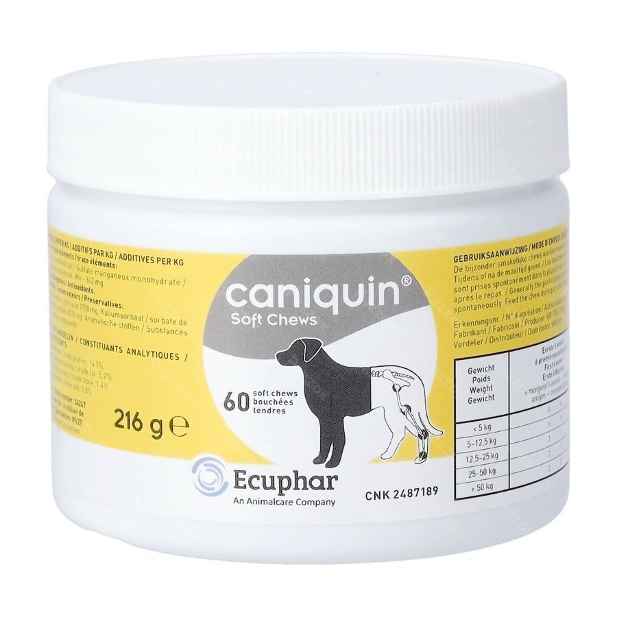 Caniquin 60 Zachte Kauwtabletten