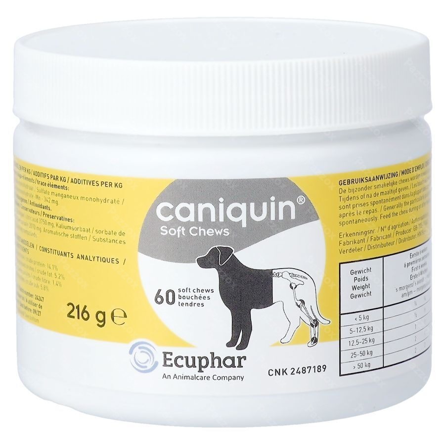 Caniquin 60 Zachte Kauwtabletten