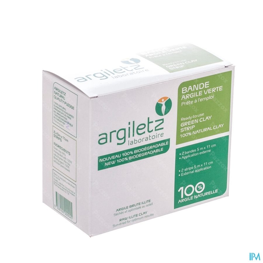 Argiletz Bandargil Bande Argile Verte 5mx11cm 2